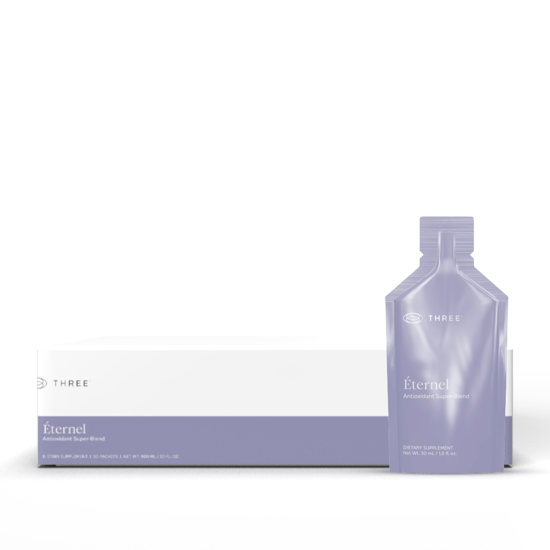 Éternel's advanced blend of liposomal antioxidants and polyphenols helps safeguard your body's cells and systems from damage caused by free radicals.